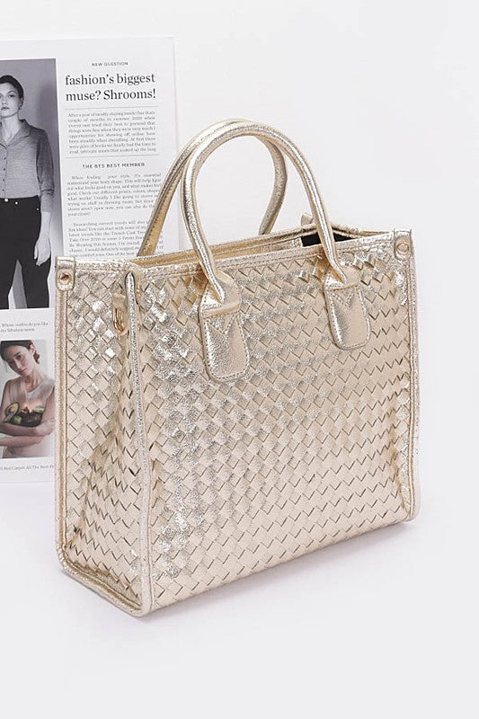 Gold Tote Bag