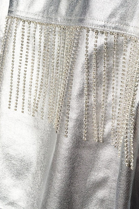 Silver Metallic Jacket