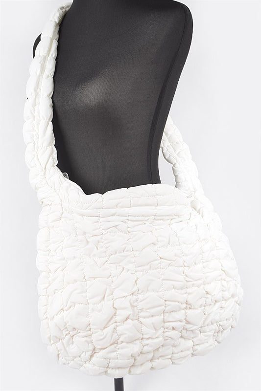 White Oversize Crossbody Bag