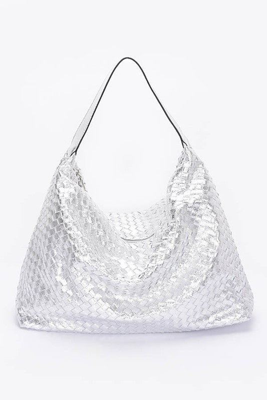 Kamila Silver Bag
