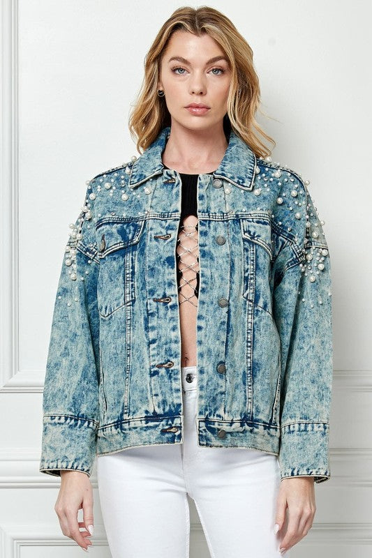Pearl Denim Jacket