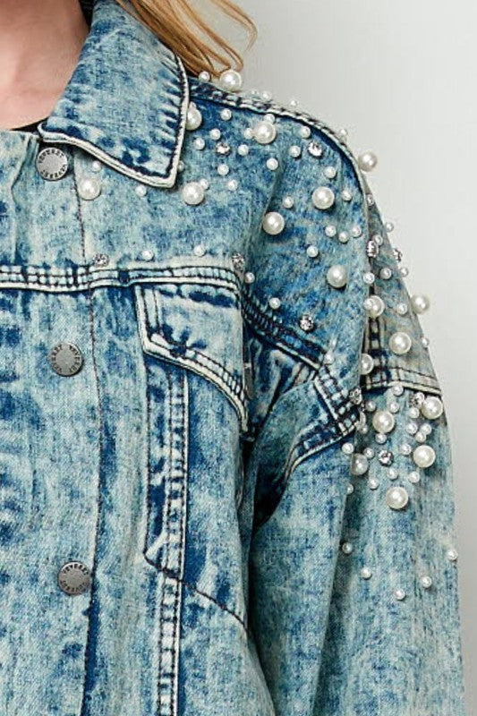 Pearl Denim Jacket