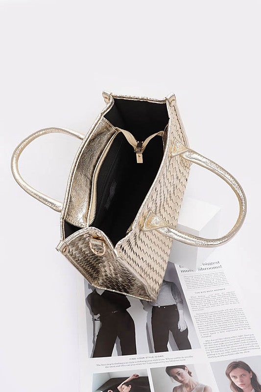 Gold Tote Bag