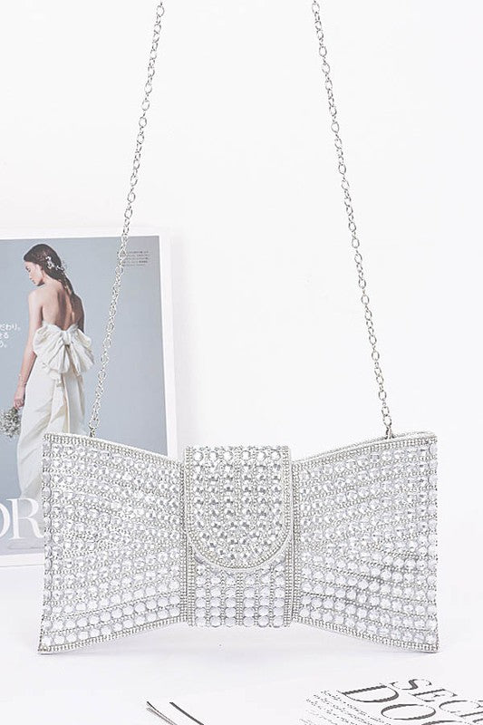 Silver Party Clutch